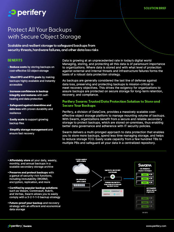 Protect All Your Backups with Secure Object Storage