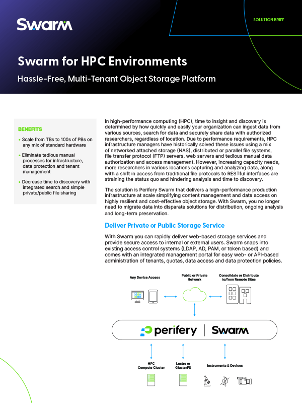 Swarm for HPC Environments