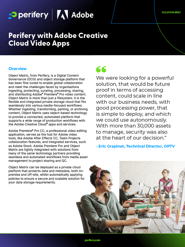Perifery with Adobe Creative Cloud Video Apps