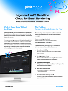 Ngenea & AWS Deadline Cloud for Burst Rendering | Pixitmedia